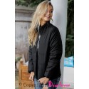Black Mammoth Pocketed Puffer Jacket
