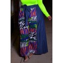 Lovely Casual Patchwork Blue Plus Size Pants